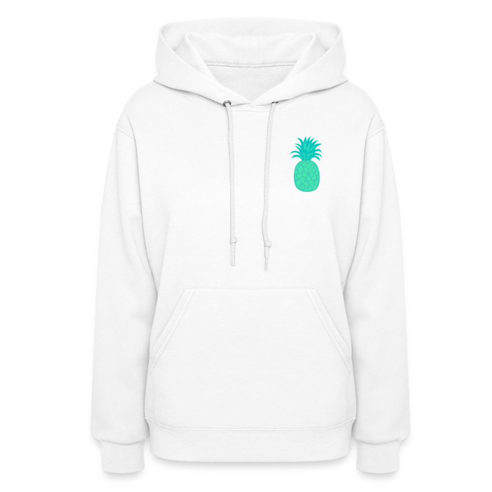 Teal Classic Mascot & Back - white