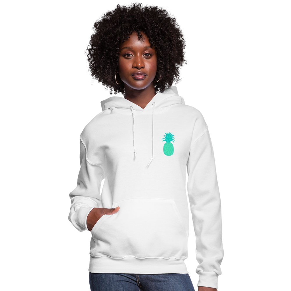 Teal Classic Mascot & Back - white