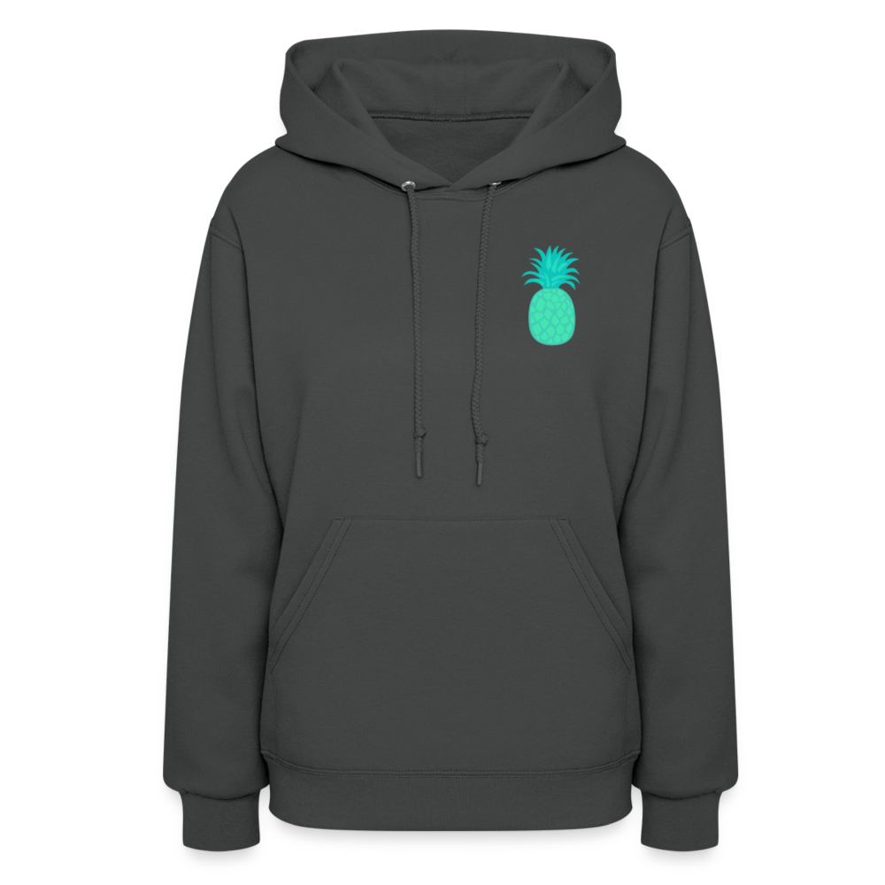 Teal Classic Mascot & Back - asphalt