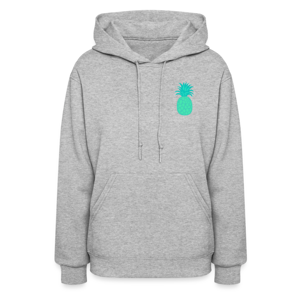 Teal Classic Mascot & Back - heather gray