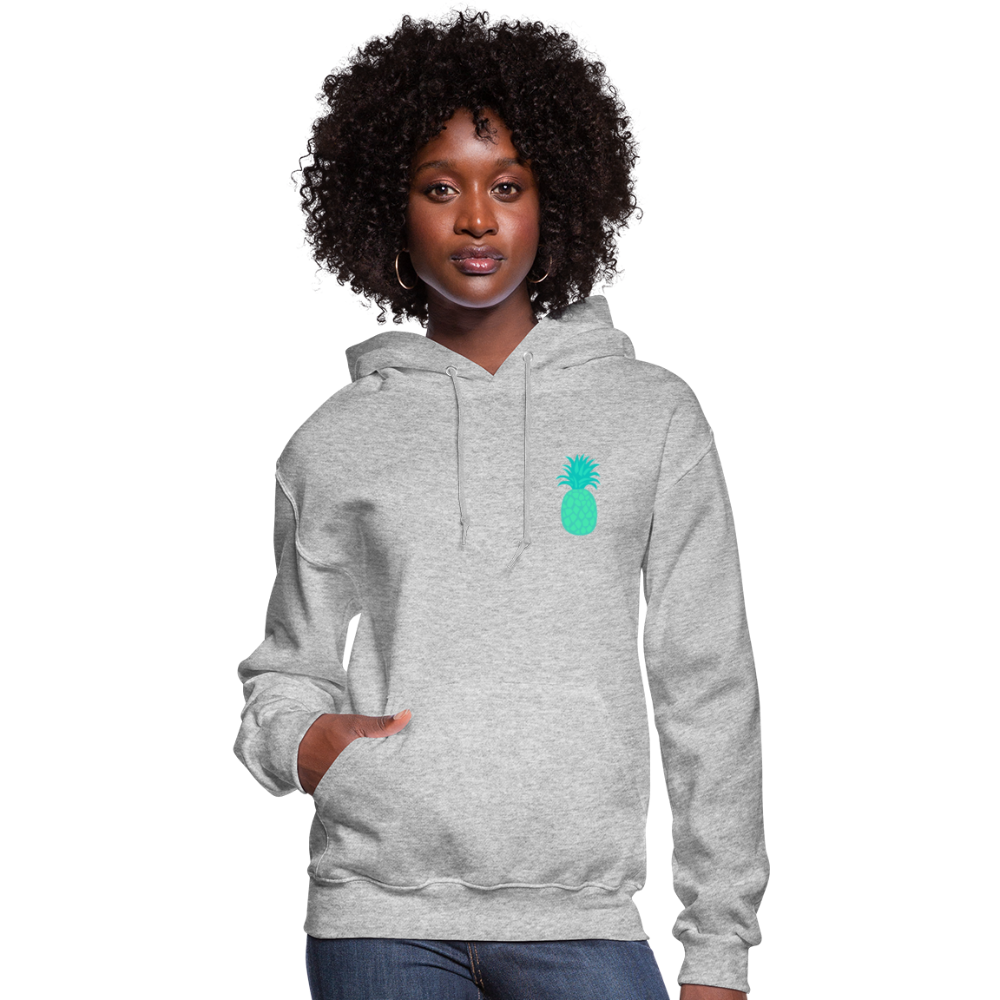 Teal Classic Mascot & Back - heather gray