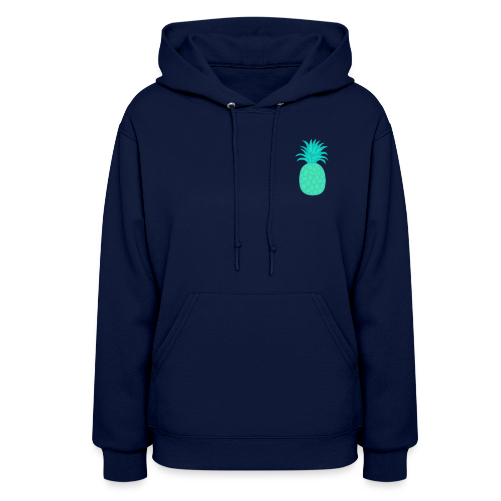 Teal Classic Mascot & Back - navy