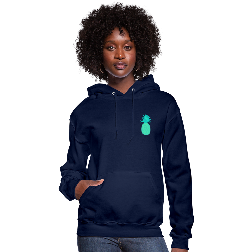 Teal Classic Mascot & Back - navy